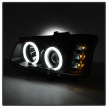 Load image into Gallery viewer, Spyder Chevy Silverado 1500 03-06 Projector Headlights CCFL Halo LED Blk High H1 PRO-YD-CS03-CCFL-BK