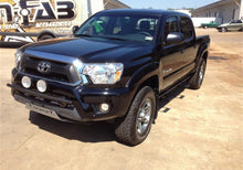 Load image into Gallery viewer, N-Fab Light Bar 12-15 Toyota Tacoma - Gloss Black - Light Tabs w/o License Plate Tabs