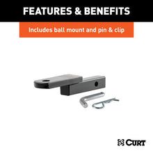 Load image into Gallery viewer, Curt 10-11 Ford Taurus Class 2 Trailer Hitch w/1-1/4in Ball Mount BOXED