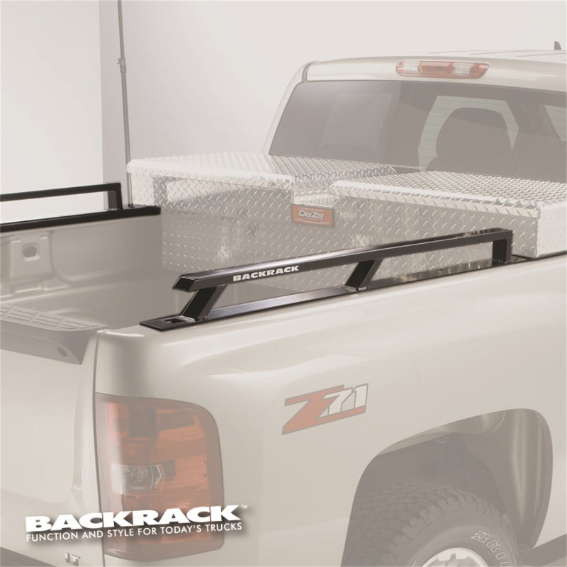 BackRack 07-13 Silverado/Sierra 6.5ft Bed Siderails - Toolbox 21in