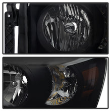 Load image into Gallery viewer, xTune Dodge Ram 1500 06-08 Amber Crystal Headlights Black Smoked HD-JH-DR06-AM-BSM