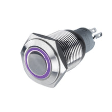 Load image into Gallery viewer, Oracle Pre-Wired MomentaryFlush Mount LED Switch - UV/Purple