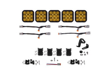 Load image into Gallery viewer, Diode Dynamics SS5 Pro Universal CrossLink 5-Pod Lightbar - Yellow Driving