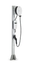 Load image into Gallery viewer, EvoCharge iEVSE Single Port Pedestal w/22ft EvoReel