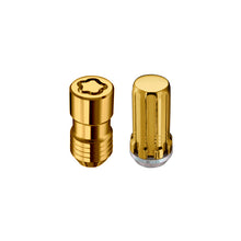 Load image into Gallery viewer, McGard SplineDrive Tuner 8 Lug Install Kit w/Locks &amp; Tool (Cone) M14X1.5 / 1in. Hex - Gold