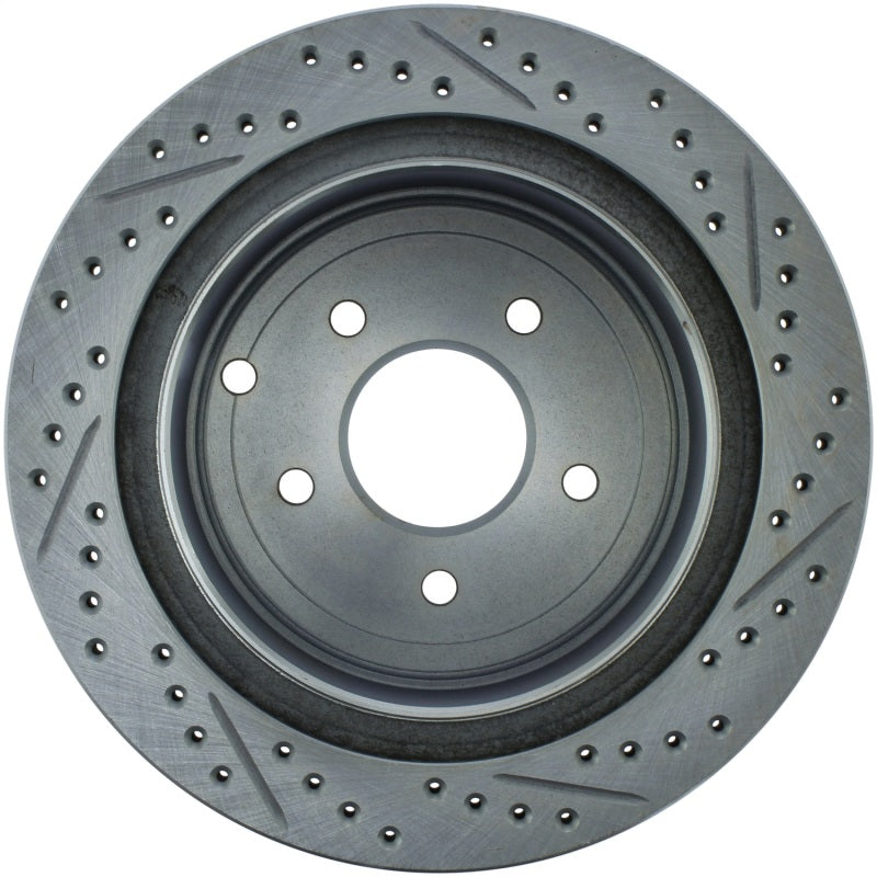 StopTech 03-12 Infiniti FX35 Sport Slotted &amp; Drilled Right Rear Rotor