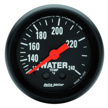 Load image into Gallery viewer, Autometer Z Series 2 inch 120-240 degree F Mechanical Water Temperature Gauge
