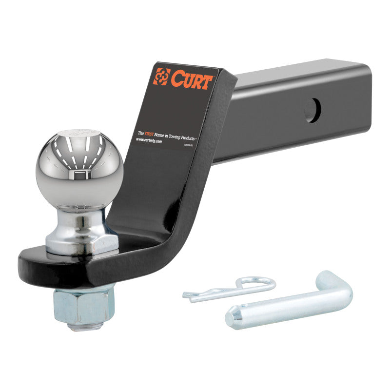 Curt Loaded Ball Mount w/2-5/16in Ball (2in Shank 7500lbs 4in Drop)