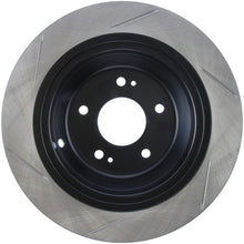Load image into Gallery viewer, StopTech Power Slot 09-11 Hyundai Genesis 3.8L Sedan Rear Left Slotted Rotor
