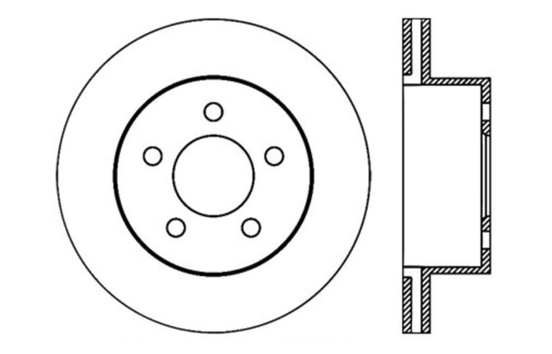 StopTech Drilled Sport Brake Rotor
