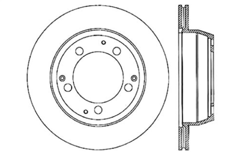 StopTech Slotted & Drilled Sport Brake Rotor