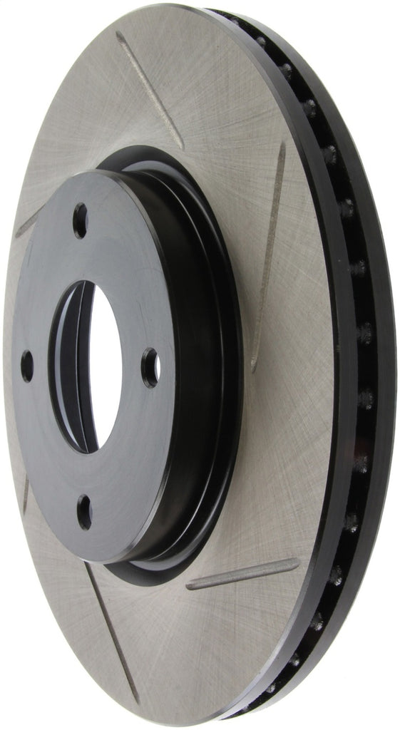 StopTech Power Slot 07-09 Nissan Sentra 2.0L/Versa / 10 Cube SportStop Front Slotted Left Rotor