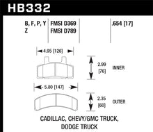 Load image into Gallery viewer, Hawk 1999-2000 Cadillac Escalade HPS 5.0 Front Brake Pads