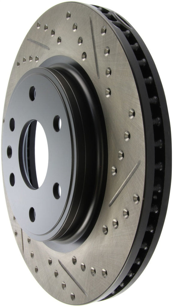 StopTech 07-10 Buick Enclave / 09-10 Chevrolet Traverse Slotted & Drilled Left Front Rotor