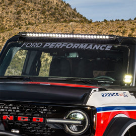 Ford Racing Ford Performance Bronco Windshield Banner - Silver - GTR Auto