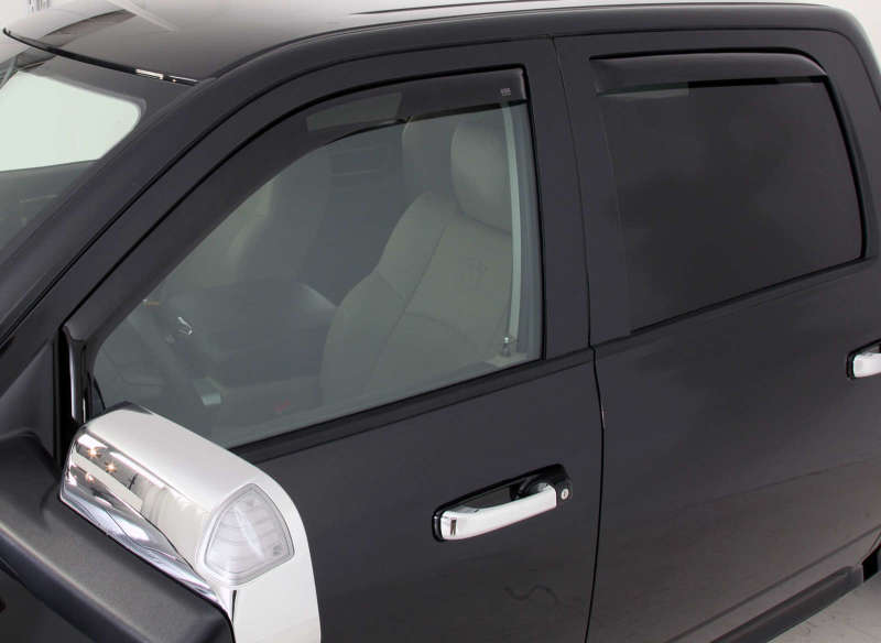 EGR 09+ Dodge Ram Pickup Quad Cab In-Channel Window Visors - Set of 4 (572651)