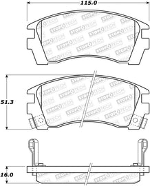 StopTech Street Brake Pads - Front