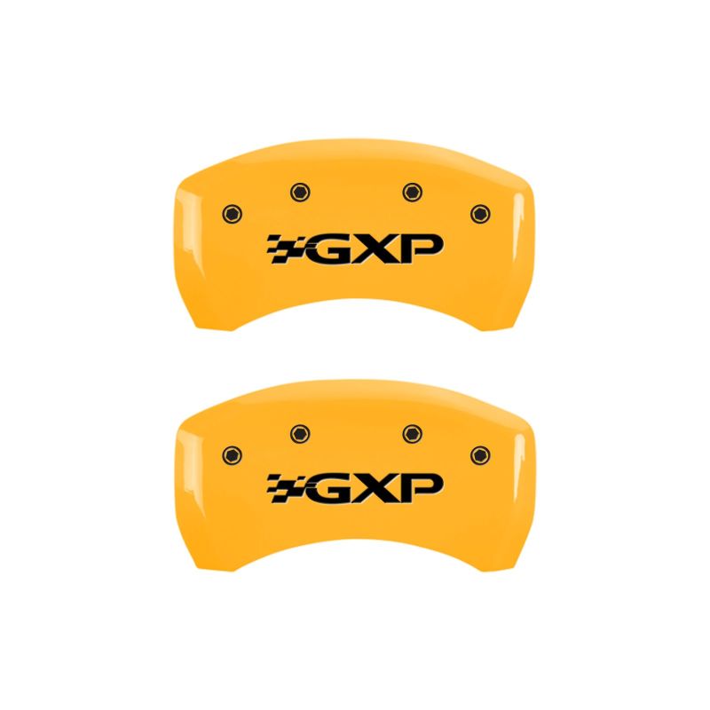 MGP 4 Caliper Covers Engraved Front Pontiac Rear Gxp Yellow Finish Black Char 2007 Pontiac Solstice