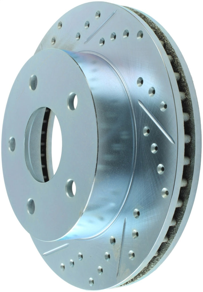 StopTech 00-01 Dodge Ram 1500 4WD Sport Slotted & Drilled Front Right Rotor