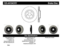 Load image into Gallery viewer, Stoptech 93-98 Toyota Supra Right Front Premium Cryostop Rotor