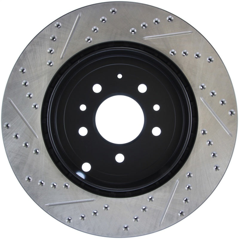 StopTech 07-09 Mazda CX-9 Left Rear Slotted & Drilled Rotors