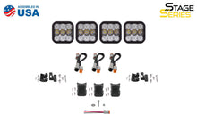 Load image into Gallery viewer, Diode Dynamics SS5 Pro Universal CrossLink 4-Pod Lightbar - Yellow Driving