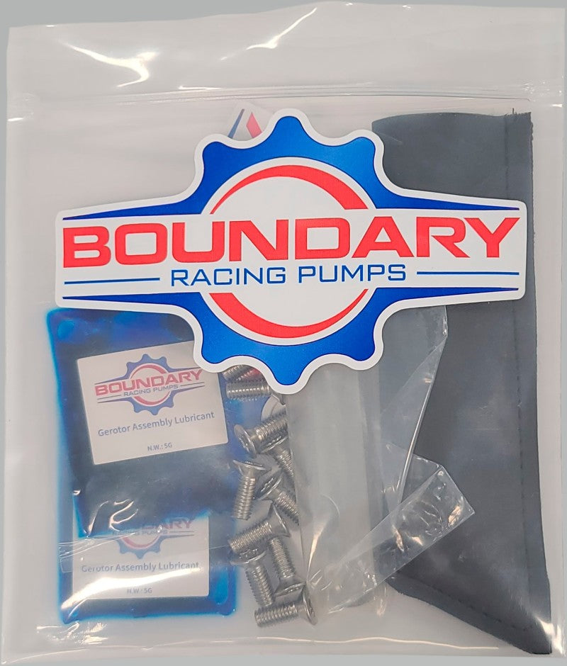 Boundary Oil Pump Gear Assembly Kit w/Ten 20mm Torx Screws/Straight Edge/Feeler Gauge/Lube/Decal