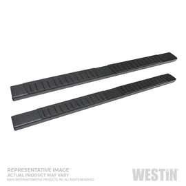 Westin 19-22 Chevrolet Silverado 1500 DC (Excl. 2019 LD/Limited) R7 Nerf Step Bars - Black - GTR Auto
