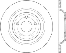 Load image into Gallery viewer, StopTech 16-18 Ford Focus Cryo Slotted Rear Left Sport Brake Rotor