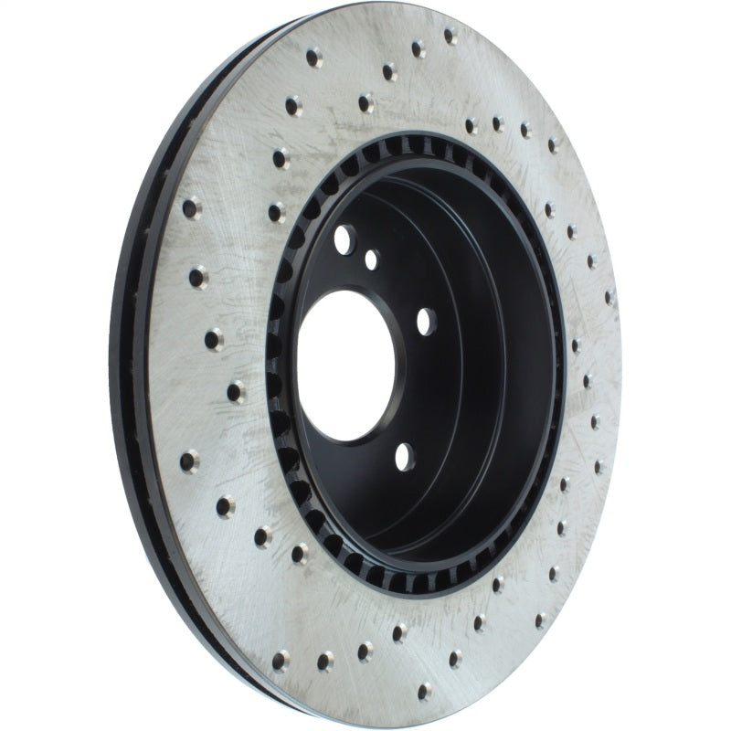 StopTech 05-06 Mercedes Benz C55 AMG Sportstop Drilled Left Rear CRYO Rotor