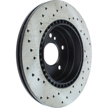 Load image into Gallery viewer, StopTech 05-06 Mercedes Benz C55 AMG Sportstop Drilled Left Rear CRYO Rotor