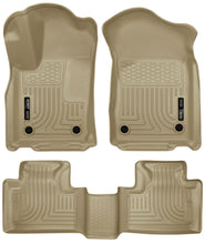 Load image into Gallery viewer, Husky Liners 16-22 Dodge Durango Weatherbeater Tan Front &amp; 2nd Seat Floor Liners - GTR Auto
