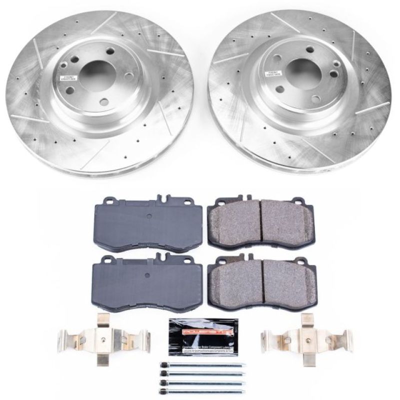 Power Stop 15-16 Mercedes-Benz E400 Front Z23 Evolution Sport Brake Kit