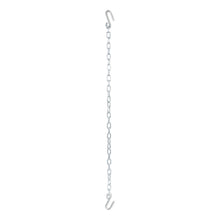 Load image into Gallery viewer, Curt 48in Safety Chain w/2 S-Hooks (5000lbs Clear Zinc Packaged)