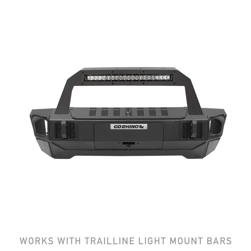 Go Rhino 07-20 Jeep Wrangler JL/JLU/JK/JKU/Gladiator JT Trailline Front Stubby Bumper - GTR Auto