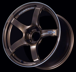 Advan TC4 17x7.5 +40 4x100 Umber Bronze Metallic and Ring Wheel