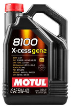 Load image into Gallery viewer, Motul 5L Synthetic Engine Oil 8100 5W40 X-CESS Gen 2