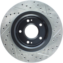 Load image into Gallery viewer, StopTech 09-15 Mitsubishi Lancer Ralliart Sport Stop Slotted &amp; Drilled Front Right Rotor