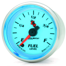 Load image into Gallery viewer, Autometer C2 52mm Electronic Programmable Empty to Full Fuel Level Gauge