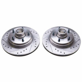 Power Stop 86-89 Buick Electra Front Evolution Drilled & Slotted Rotors - Pair