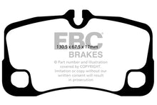 Load image into Gallery viewer, EBC 07-09 Porsche 911 (997) Greenstuff Rear Brake Pads