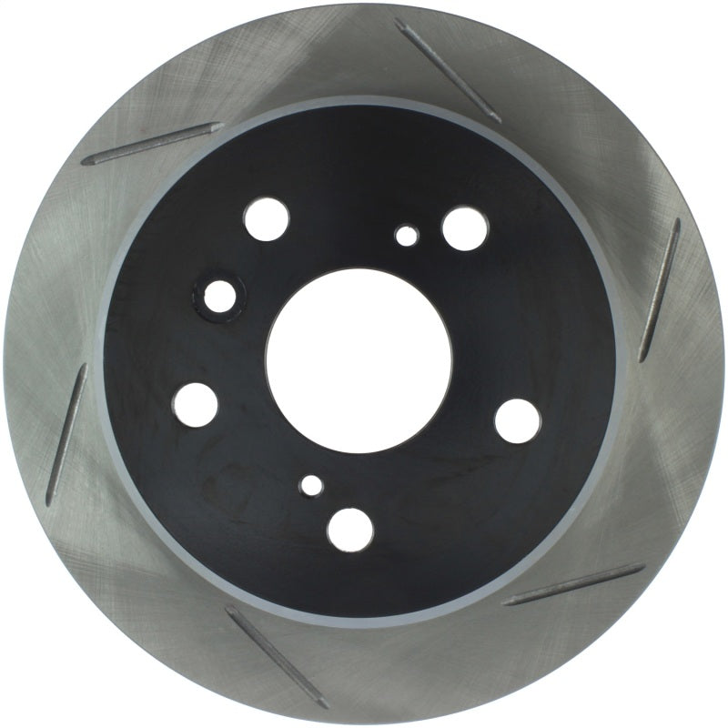 StopTech Power Slot 92-01 Toyota Camry 6cyl / 97-01 Lexus E Series Rear Left SportStop Slotted Roto