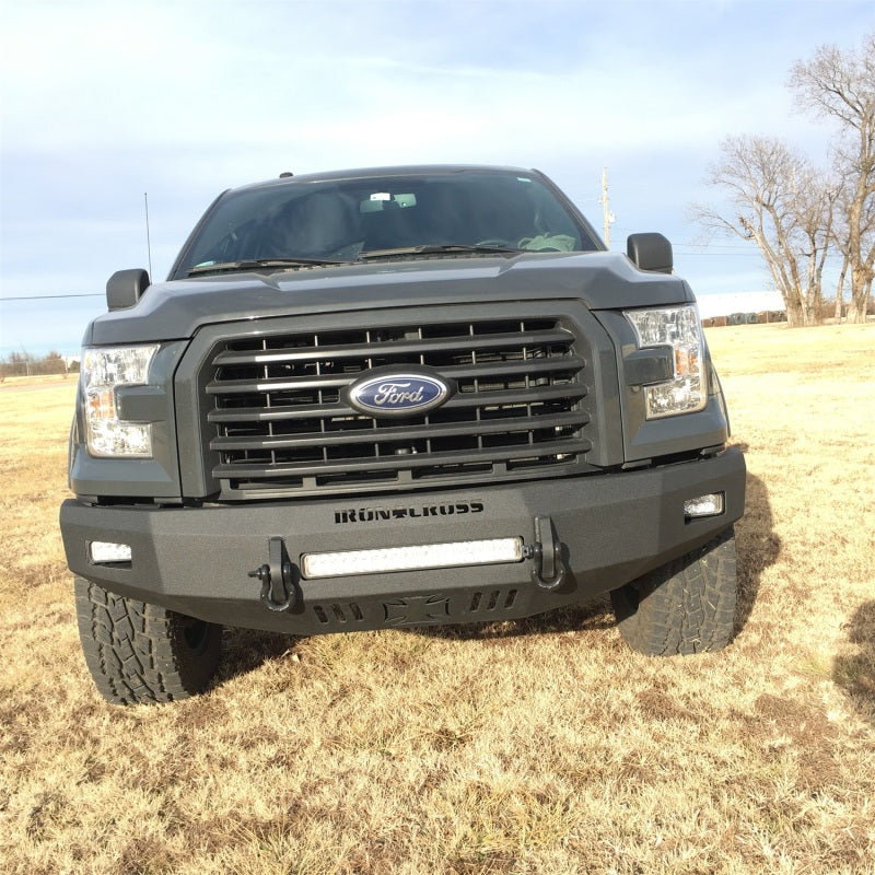 Iron Cross 15-17 Ford F-150 Low Profile Front Bumper - Gloss Black