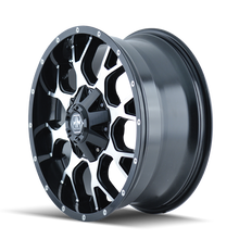 Load image into Gallery viewer, Mayhem 8015 Warrior 18x9 / 8x180 BP / 18mm Offset / 124.1mm Hub Black/Machined Face Wheel