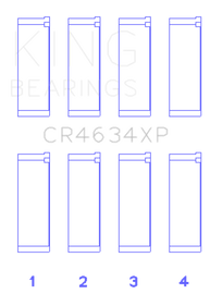 King Engine Bearings Hyundai G4KF Connecting Rod Bearing Set (Set of 4) - Size STD