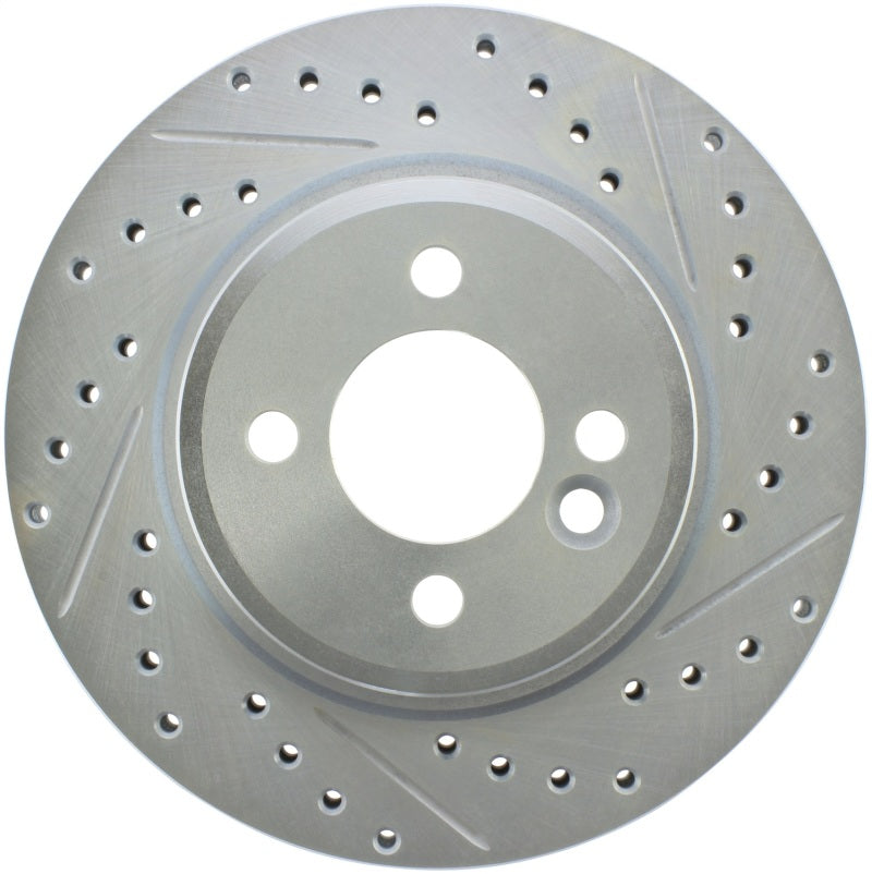 StopTech 02-06 Mini Cooper Select Sport Slotted & Drilled Front Left Rotor