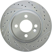 Load image into Gallery viewer, StopTech 02-06 Mini Cooper Select Sport Slotted &amp; Drilled Front Left Rotor