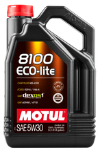 Load image into Gallery viewer, Motul 5L Synthetic Engine Oil 8100 5W30 ECO-LITE