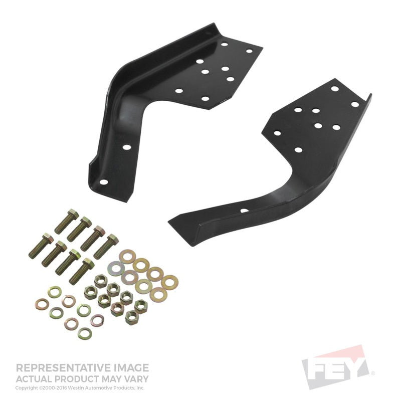 Westin/Fey 86.5-04 Nissan Pickup (Excl. Frontier) Universal Bumper Mount Kit - Black