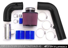 Load image into Gallery viewer, ATP VW Golf/GTI/Jetta / Audi A3 2.0T FSI Turbo 3.0in Modular Intake Kit w/ Black Silicone Connectors